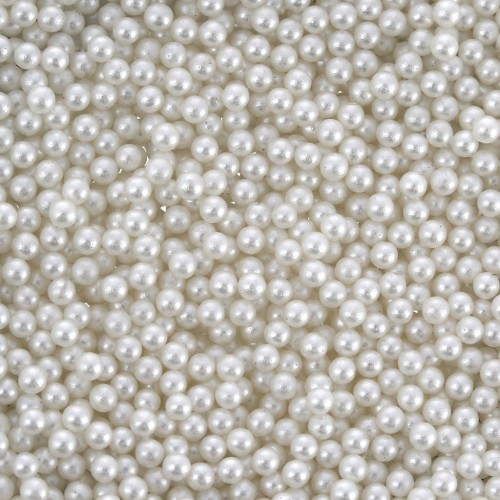 Perles rondes sans trou - mini boules Swarovski - 5809 1.5 mm White Pearl x50