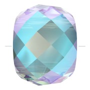Briolette XXL Swarovski 5043 - perle rondelle 11 mm Aquamarine Shimmer 2X x1