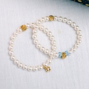 Briolette XL Swarovski 5042 perle rondelle 6 mm - Crystal Shimmer 2X x1