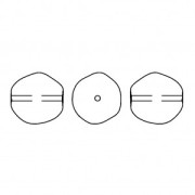 Baroque nacrée Swarovski 5841 perle ronde irrégulière 8 mm Light Grey Pearl x1