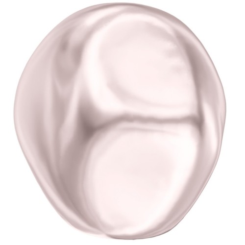 Baroque nacrée Swarovski 5841 perle ronde irrégulière 12 mm - Rosaline Pearl x1