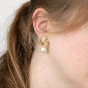 Baroque nacrée Swarovski 5841 perle ronde irrégulière 12 mm - Rosaline Pearl x1