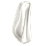 Baroque nacrée Swarovski 5844 perle ovale irrégulière 10 mm White Pearl x1|raw }}