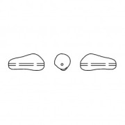 Baroque nacrée Swarovski 5844 perle irrégulière 10 mm Irid Tahitian Look Pearl x1