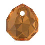 Pendentif Swarovski 6436 Majestic Pendant 9 mm - Light Amber x1|raw }}