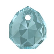 Pendentif Swarovski 6436 Majestic Pendant 9 mm - Aquamarine x1|raw }}