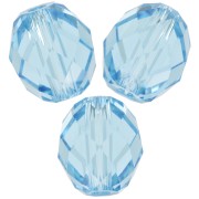 Olives Briolettes Swarovski 5044 perles olives 5x4 mm - Aquamarine x10|raw }}