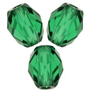 Olive Briolette Swarovski 5044 perle olive 7x6 mm - Majestic Green x1|raw }}