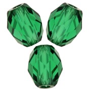 Olive Briolette Swarovski 5044 perle olive 9.5x8 mm - Majestic Green x1