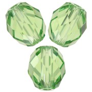 Olive Briolette Swarovski 5044 perle olive 7x6 mm - Reinvented Peridot x1