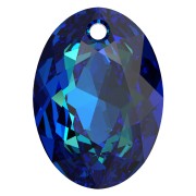 Pendentif Swarovski 6438 Elliptic Cut Pendant 9 mm - Crystal Bermuda Blue|raw }}