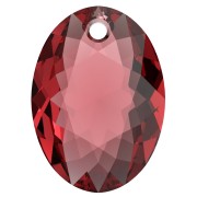 Pendentif Swarovski 6438 Elliptic Cut Pendant 9 mm - Scarlet x1