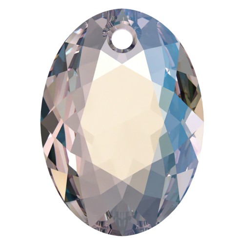 Pendentif Swarovski 6438 Elliptic Cut Pendant 11.5 mm - Crystal Shimmer x1