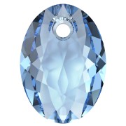 Pendentif Swarovski 6438 Elliptic Cut Pendant 11.5 mm - Reinvented Cool Blue  x1|raw }}