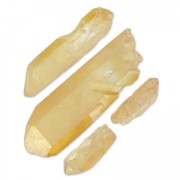 Pendentifs Pointes en Cristal 10-50 mm Light Peach x4