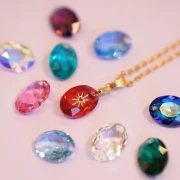 Pendentif Swarovski 6438 Elliptic Cut Pendant 16 mm - Reinvented Cool Blue x1