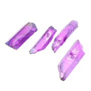 Pendentifs Pointes en Cristal 10-50 mm Violet x4|raw }}