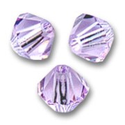 Toupies en cristal Swarovski 5328 3 mm Violet x50|raw }}