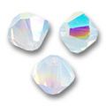 Toupies en cristal Swarovski 5328 3 mm White Opal AB x50|raw }}