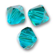 Toupies en cristal Swarovski 5328 3 mm Blue Zircon x50