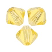 Toupies en cristal Swarovski 5328 3 mm Light Topaz x50|raw }}