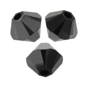 Toupies en cristal Swarovski 5328 3 mm Jet Hematite x50|raw }}