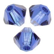 Toupies en cristal Swarovski 5328 3 mm - Reinvented Dark Sapphire x50|raw }}