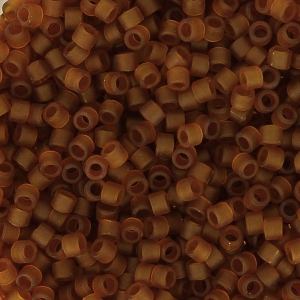 Miyuki Delica 11/0 DB0764 - Mat Transparent Dark Topaz x 8g
