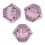 Toupies en cristal Swarovski 5328 4 mm Crystal Antique Pink x50