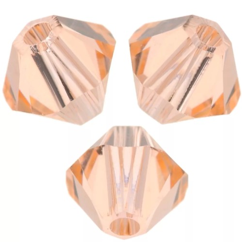 Toupies en cristal Swarovski 5 mm Light Peach x20