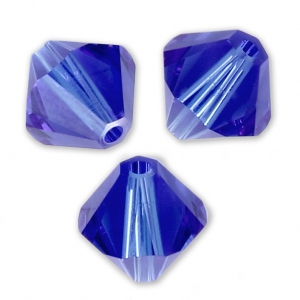 Toupies en cristal Swarovski 5328 6 mm Majestic Blue x20