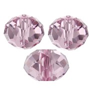 Ronde aplatie Swarovski 5040 6 mm Light Amethyst x1