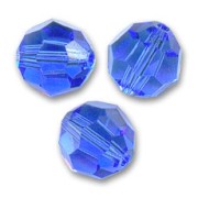 Perles rondes  Swarovski 5000 4 mm Sapphire  x20
