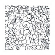 Plaque de texture Cernit pour la pâte polymère 9 cm Bubbles x1|raw }}