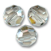 Perles rondes  Swarovski 5000 4 mm Crystal Silver Shade x20