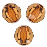 Perles rondes  Swarovski 5000 4 mm - Light Amber x20