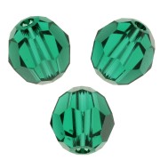 Perles rondes  Swarovski 5000 5 mm - Emerald x10|raw }}