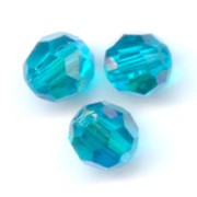 Perles rondes  Swarovski 5000 6 mm Blue Zircon AB x6|raw }}