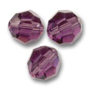 Perle ronde  Swarovski 5000 8 mm Amethyst  x1|raw }}