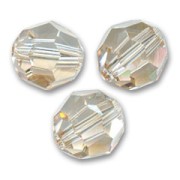 Perles rondes  Swarovski 5000 3 mm Crystal Golden Shadow x20