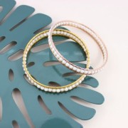 Perles nacrées Swarovski 5810 4 mm Creamrose Light Pearl x20