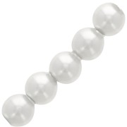 Perles nacrées Swarovski 5810 4 mm - Crystal Moonlight Pearl x20
