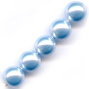 Perles nacrées Swarovski 5810 6 mm Light Blue Pearl x10|raw }}