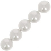 Perles nacrées Swarovski 5810 6 mm White Pearl x10|raw }}