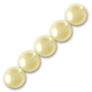 Perles nacrées Swarovski 5810 6 mm Light Gold Pearl x10|raw }}
