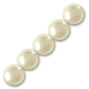 Perles nacrées Swarovski 5810 8 mm Cream Pearl  x5