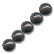 Perles nacrées Swarovski 5810 8 mm Deep Brown Pearl x5|raw }}