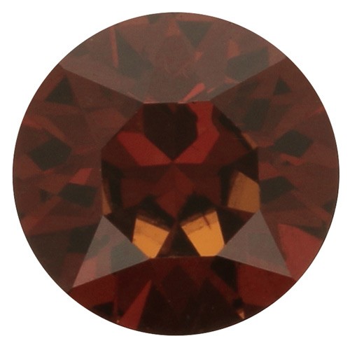 Cabochon Swarovski 1088 8 mm - Smoked Amber x1