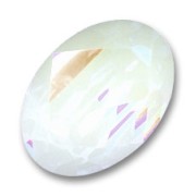 Cabochon Swarovski 4120 14x10 mm White Opal
