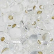 Mini-gouttes Miyuki 3.4 mm DP001 - Crystal Silver Lined x8g|raw }}